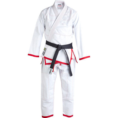 Rank Belt BJJ White Blitz Unisexs Brazilian Jiu-Jitsu 250cm 